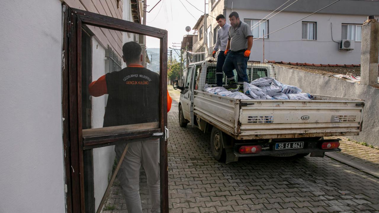 Güzelbahçe Belediyesinden kış desteği