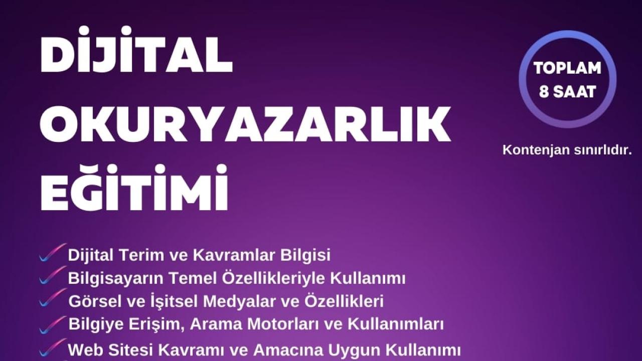 Kadınlar için dijital okuryazarlık eğitimi başlıyor