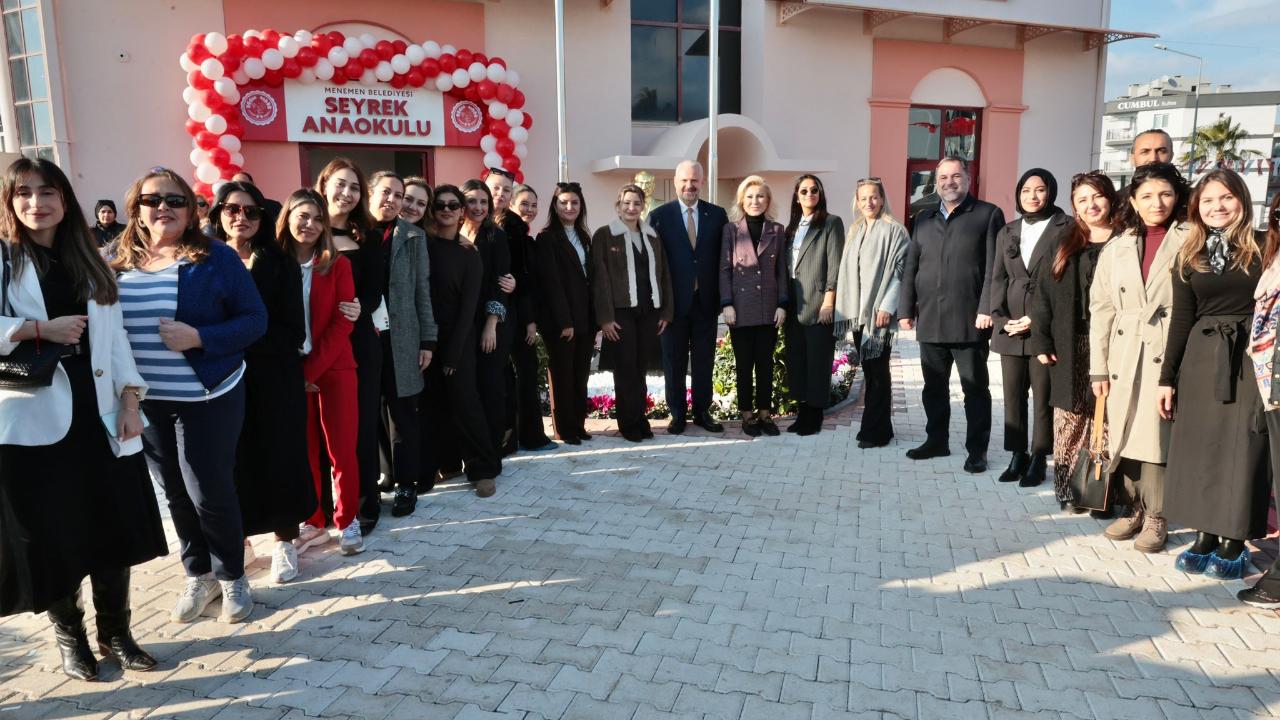 Menemen Belediyesi’nden eğitime bir açılış daha