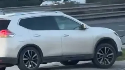 Refüjden atlayan sürücüye ceza yağdı; görüntüleri izleyince itiraf etti