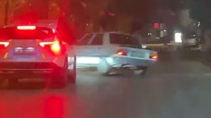 Polisten kaçarken kaza yaptı