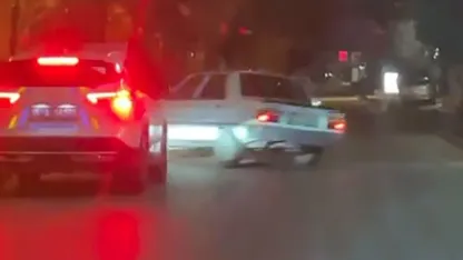 Polisten kaçarken kaza yaptı