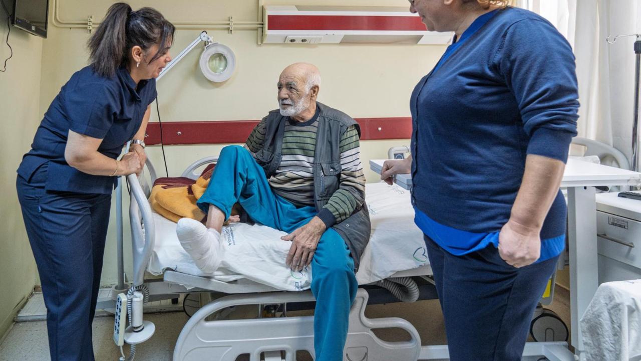 83 yaşında mucizevi iyileşme...Ampütasyondan son anda kurtuldu