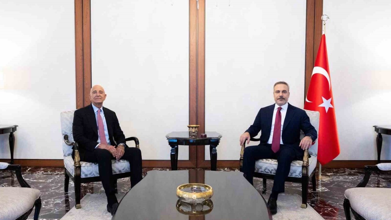 Bakan Fidan, ABD’nin Suriye Temsilcisi Barrack’ı kabul etti