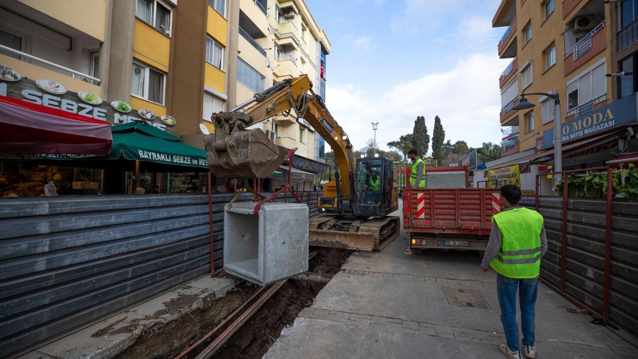 Bayraklı’da su baskınlarına 140 milyonluk çözüm