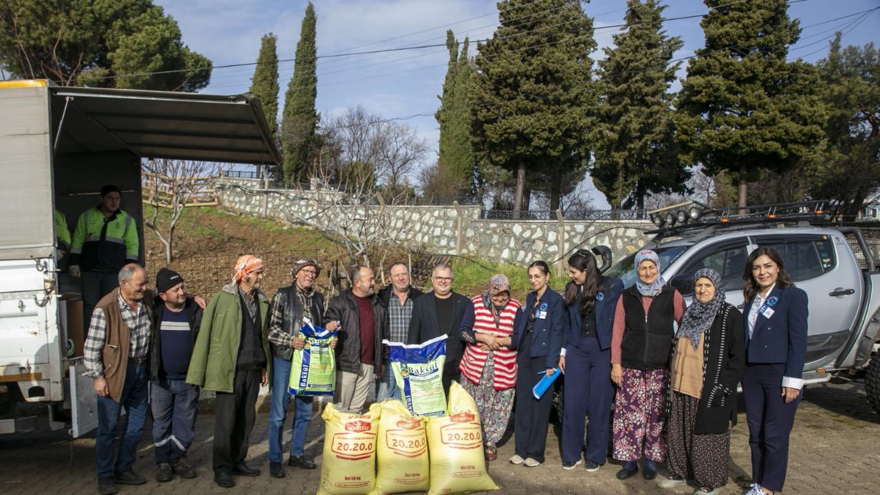 Güzelbahçe Belediyesi'nden çiftçiye güç veren destek