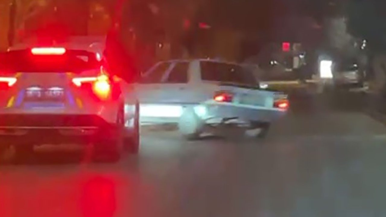 Polisten kaçarken kaza yaptı