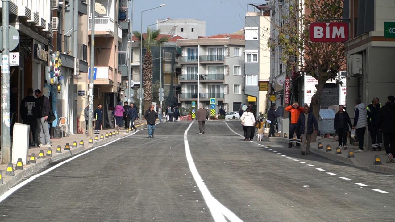 Seferihisar Şehit General Temel Cingöz Caddesi yenilendi
