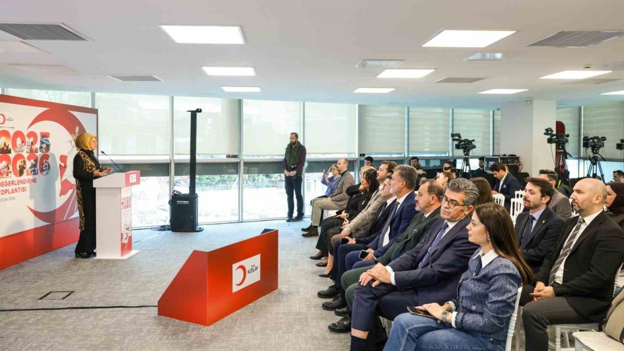 Türk Kızılay Başkanı Yılmaz: "2025 yılında 12,5 milyar lirayı aşkın bağış gerçekleşti"