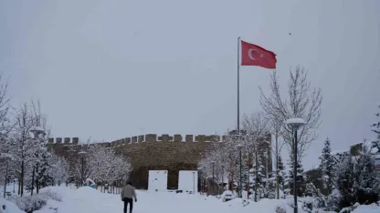Erzurum yine beyaza büründü: 775 köy yolu ulaşıma kapandı
