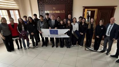 Bayındır, İtalyan Erasmus ve eTwinning öğrencilerini ağırlıyor