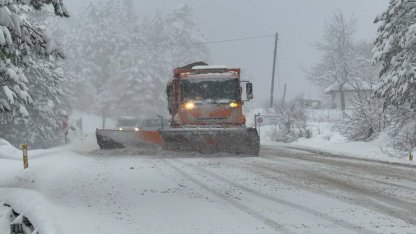 Ahmetusta geçidi’nde kar mesaisi: Ekipler seferber oldu