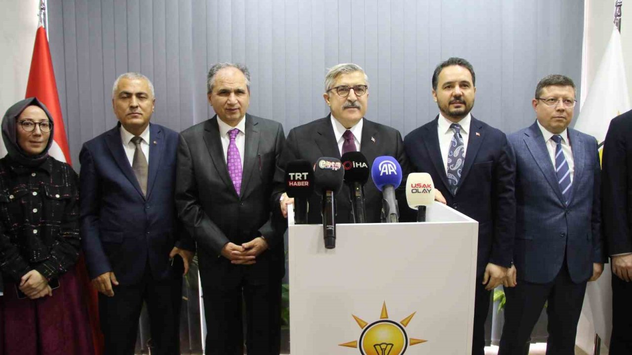 AK Parti Genel Başkan Yardımcısı Yayman Uşak’ta açıklamalarda bulundu