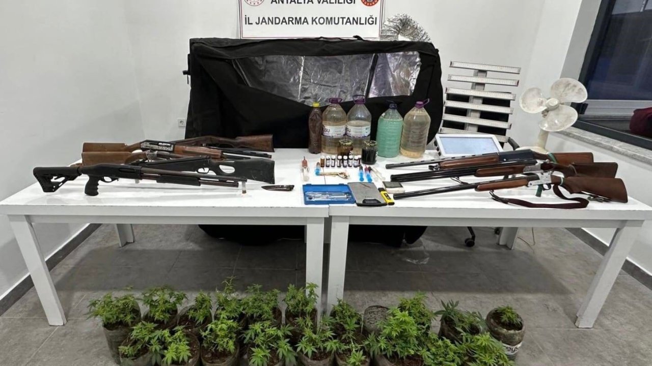 Alanya’da uyuşturucu operasyonu: Sıvı metamfetamin ve kenevir ele geçirildi