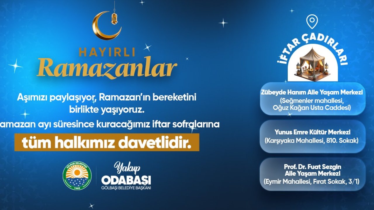 Ankara’da Ramazan akşamları geleneksel etkinliklerle şenlenecek