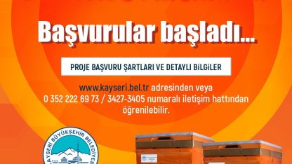 ’Arılar Çoğalsın, Bereket Katlansın’ projesine başvurular başladı