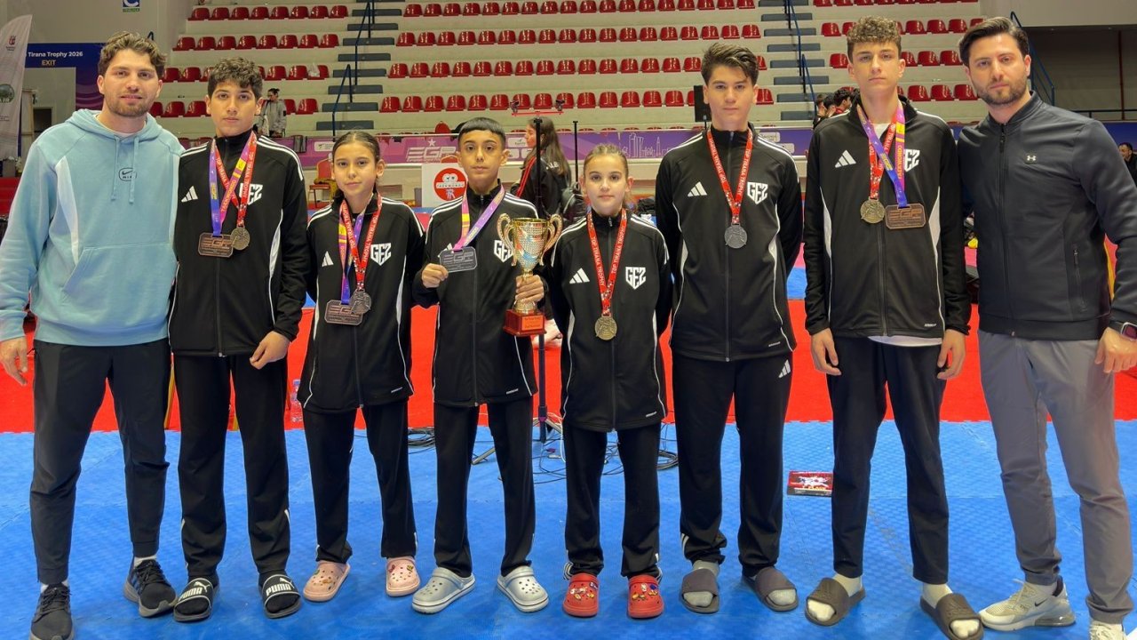 Aydınlı sporcular Arnavutluk’tan beş madalya ile döndü