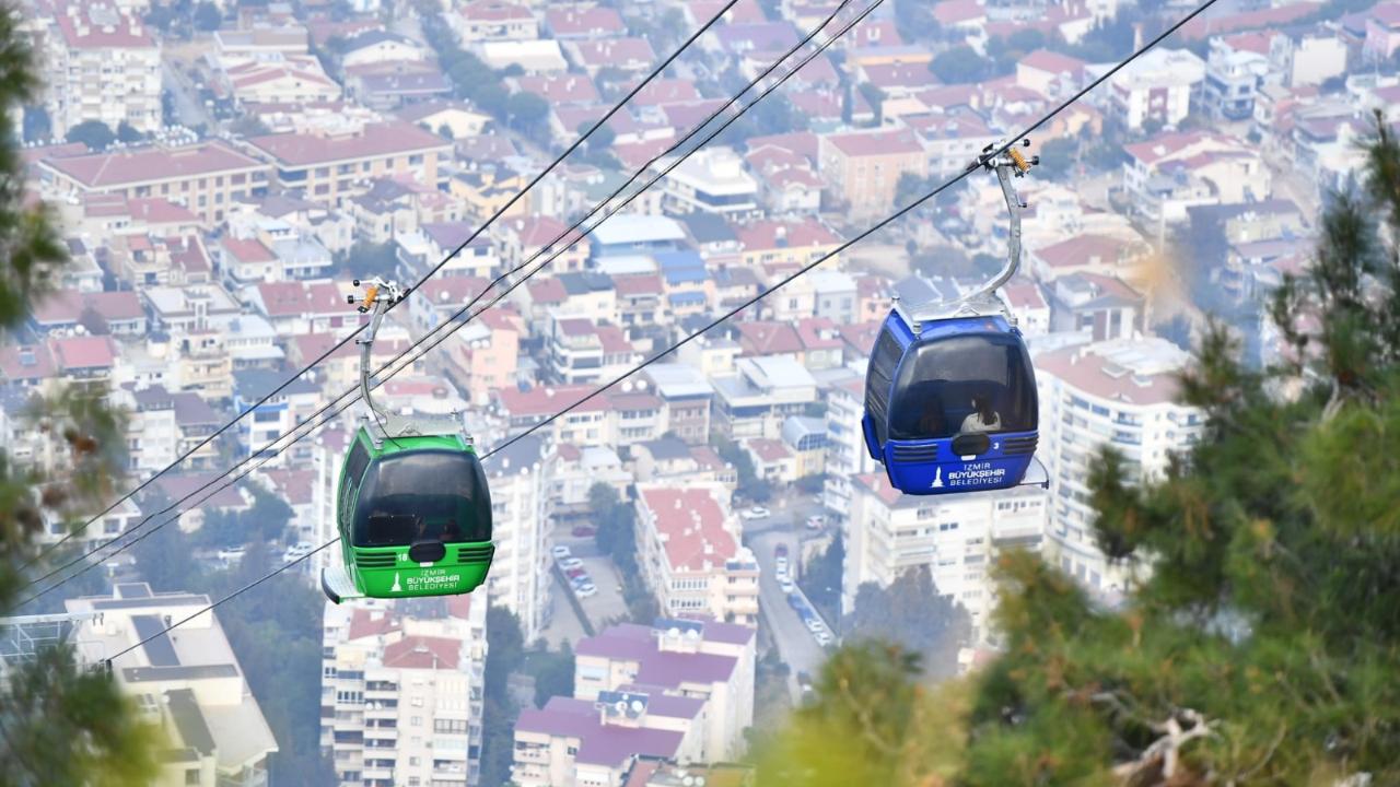 Balçova Teleferik Tesisleri’nde bakım zamanı