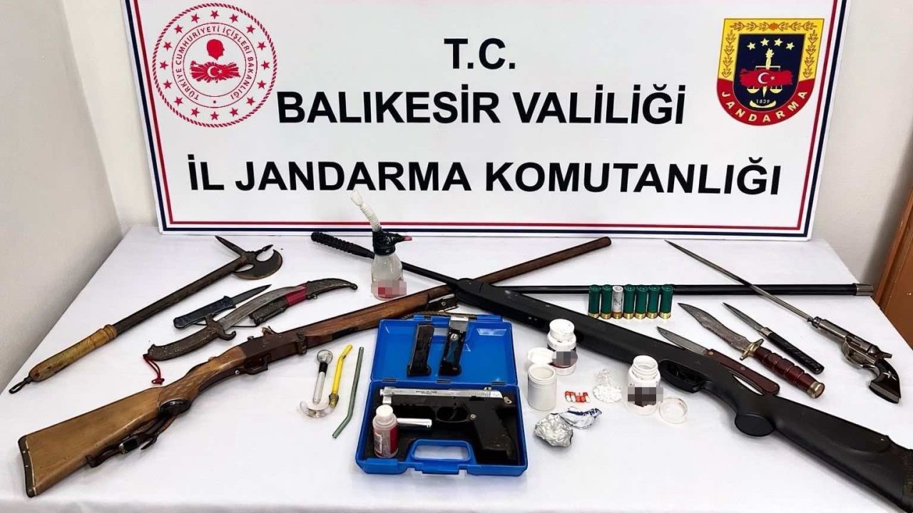 Balıkesir’de uyuşturucu operasyonu: 52 adrese eş zamanlı baskın