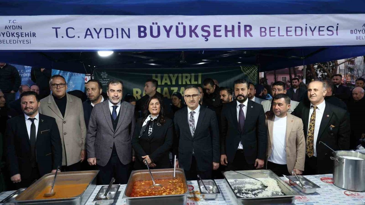 Başkan Çerçioğlu, İncirliova’da vatandaşlarla iftar sofrasında buluştu