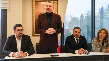 Başkan Görkem Duman’dan İlçe Başkanı Suat Bulut’a hayırlı olsun ziyareti