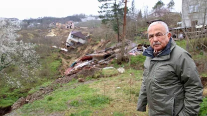 Başkan Güler: "Heyelan bölgesinin üstesinden geleceğiz"