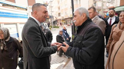 Başkan Şimşek esnafın sorunlarını dinledi