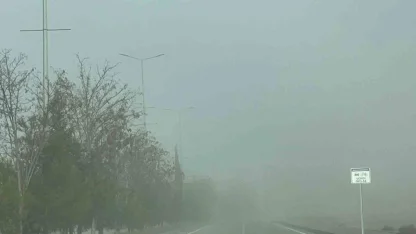 Batman’da sis etkili oldu, görüş mesafesi düştü