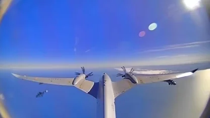 Bayraktar AKINCI’dan bir ilk: EREN mühimmatı ile hava atışında tam isabet