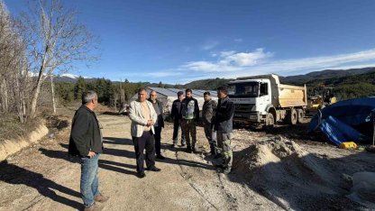 Beyağaç’ta arazi yolları düzenleniyor