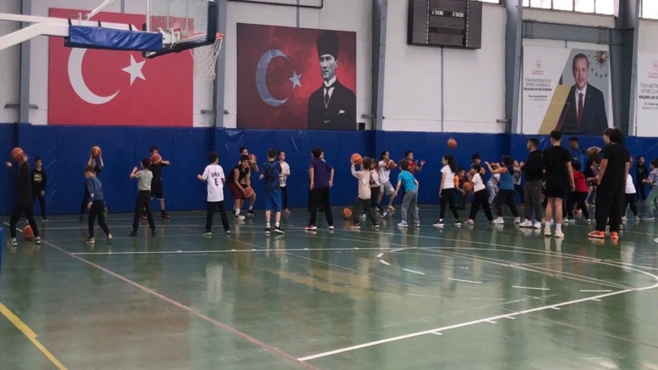 Bilecik’te basketbol okullarında disiplinli antrenmanlar sürüyor