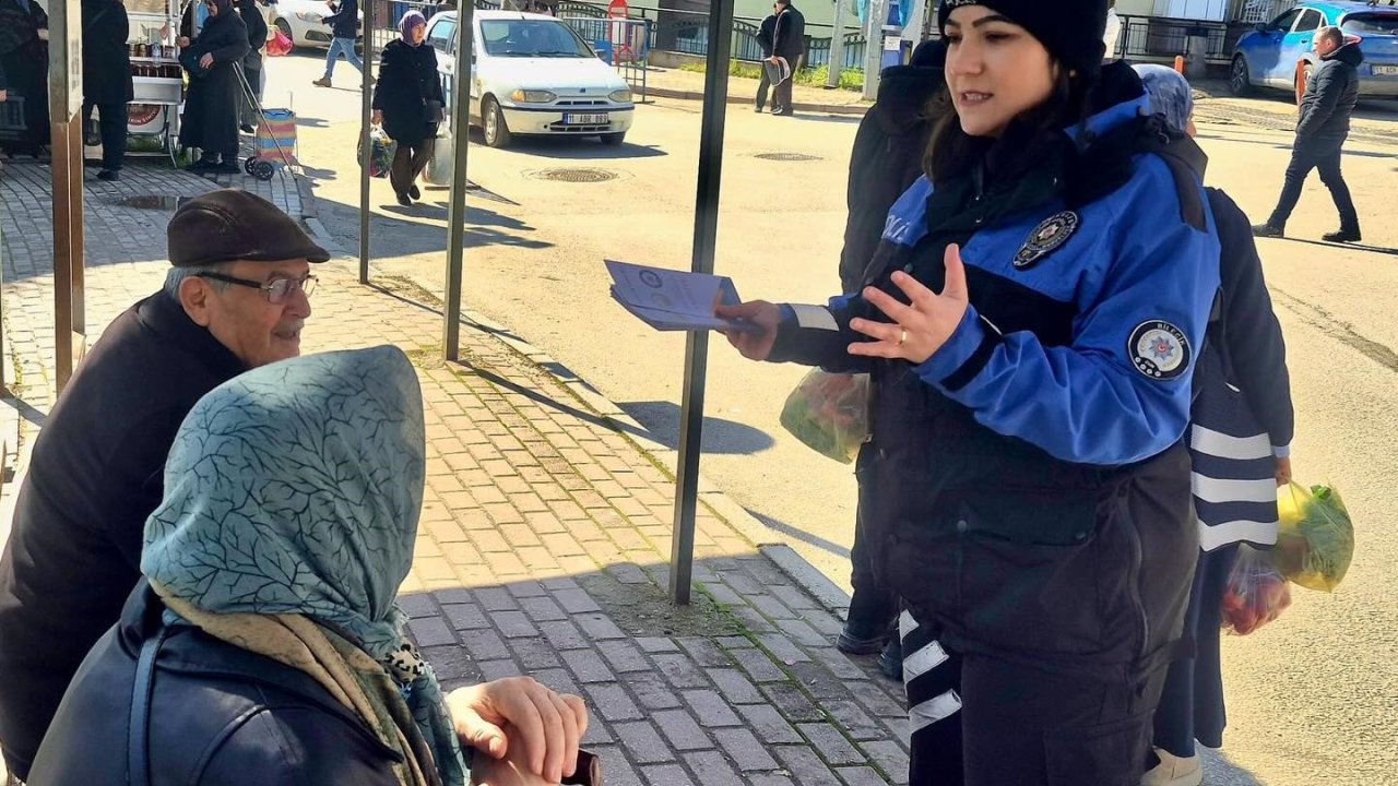 Bilecik’te dolandırıcılık bilgilendirmesi