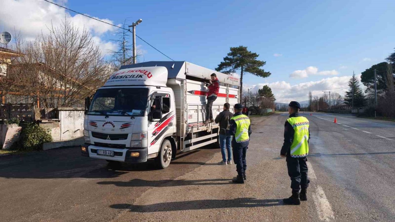 Bilecik’te müşterek yol kontrol ve denetim faaliyeti