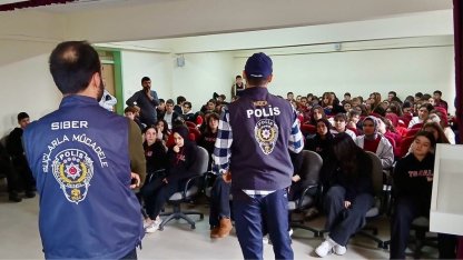 Bilecik’te öğrencilere SİBERAY kapsamında bilgilendirme