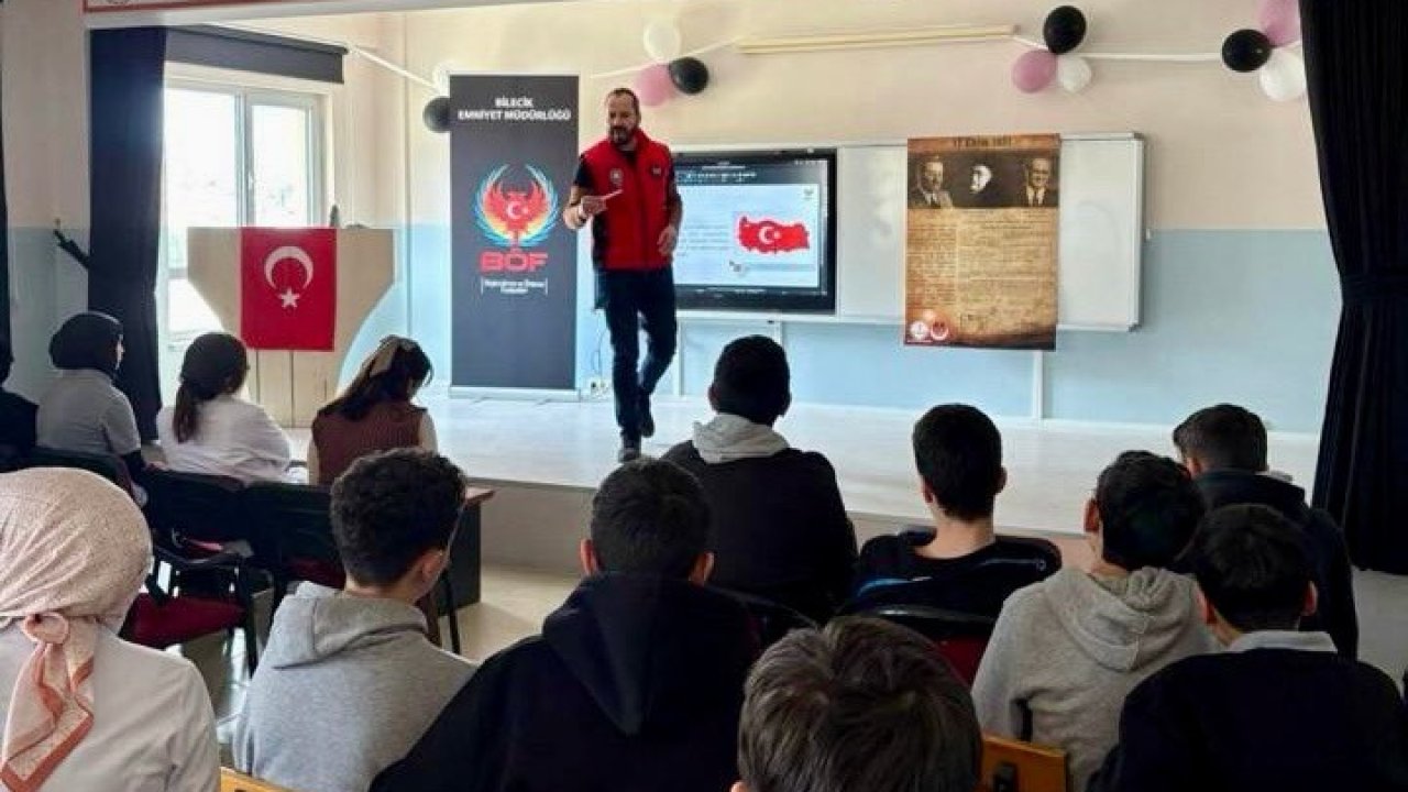 Bilecik’te öğrencilere terör ve güvenli internet eğitimi