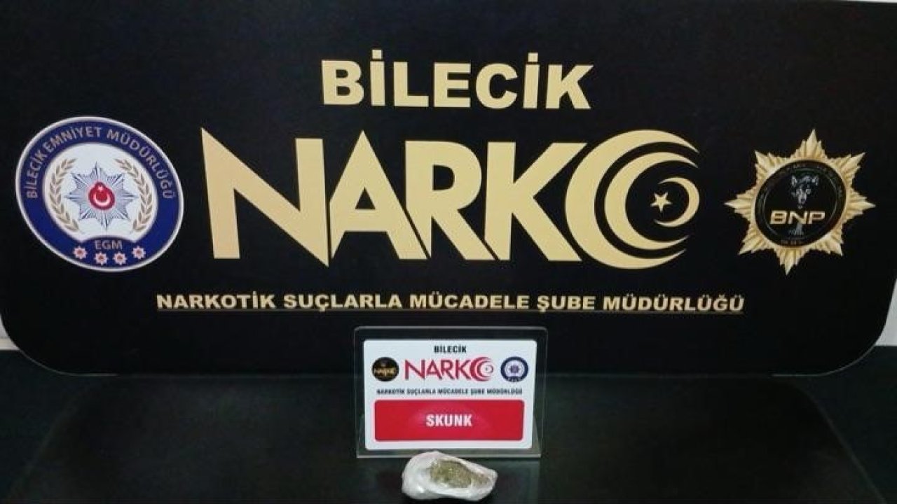 Bilecik’te skunk operasyonu: 1 gözaltı