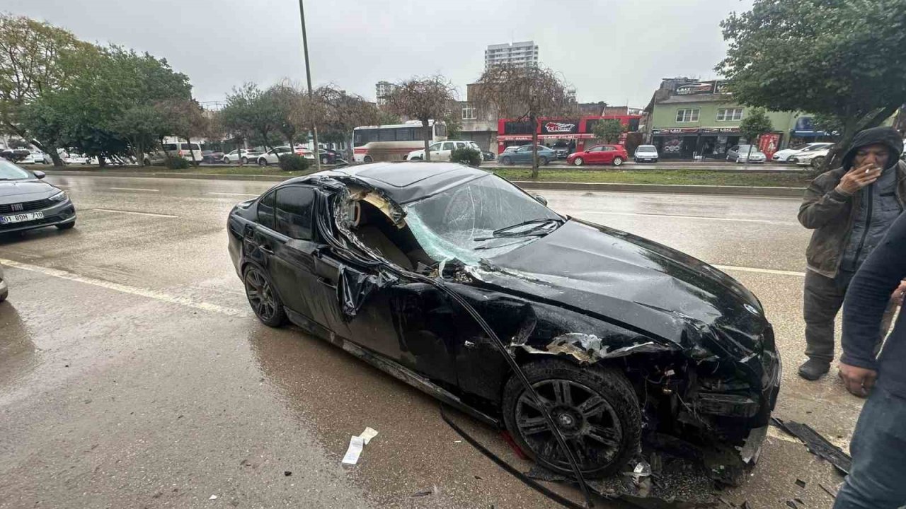 BMW ile ölümden döndü, milyonluk otomobil hava yastığı açmadı