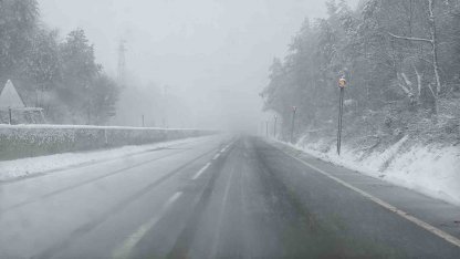 Bolu Dağı’nda kar yağışı sürüyor