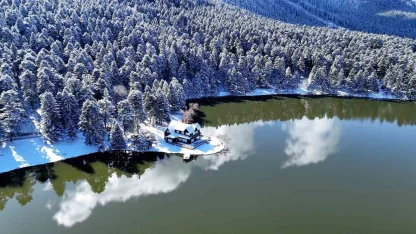Bolu’nun incisi beyaz gelinliğini giydi