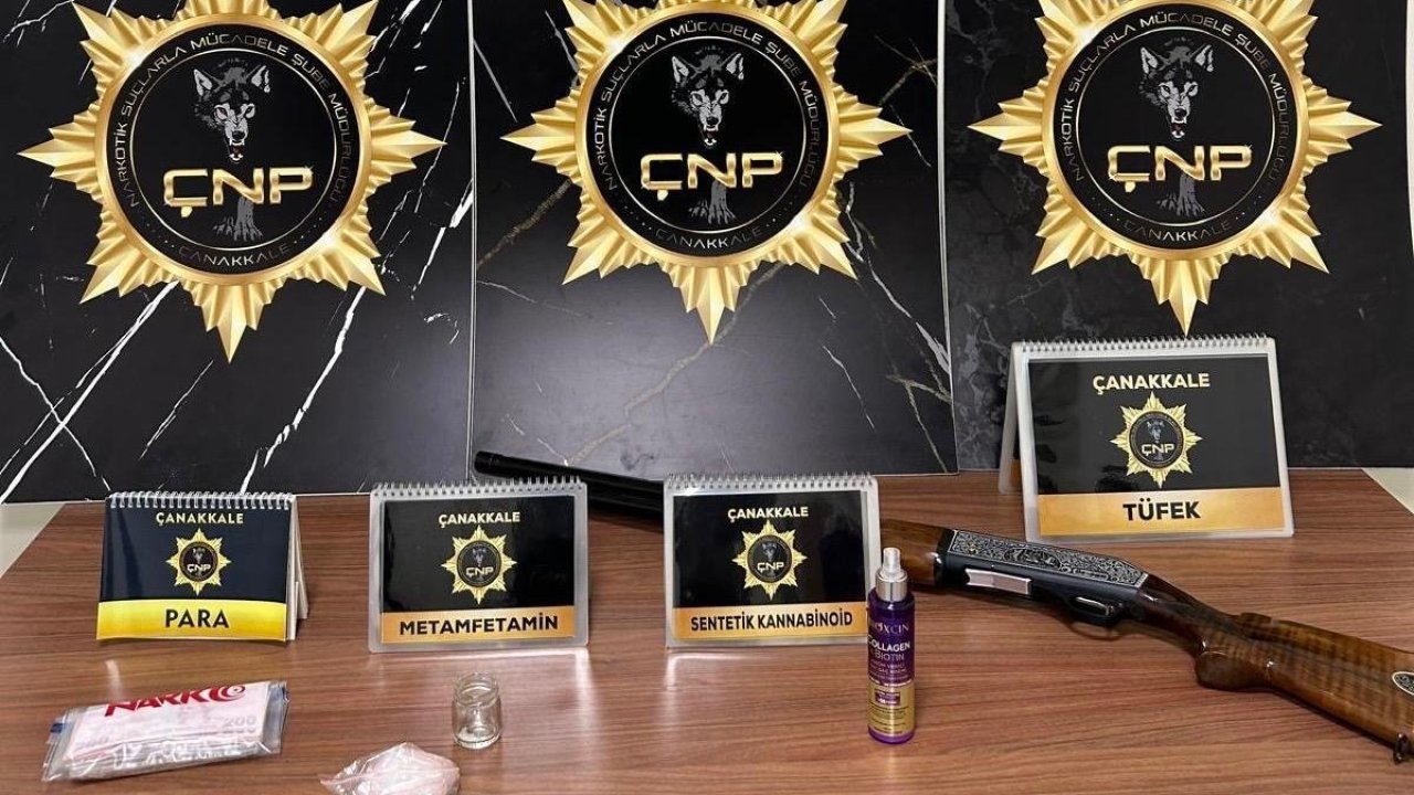 Çanakkale’de uyuşturucu imal ve ticareti suçundan 3 tutuklama