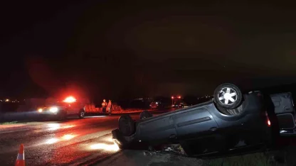 Çan’da trafik kazası 2 yaralı