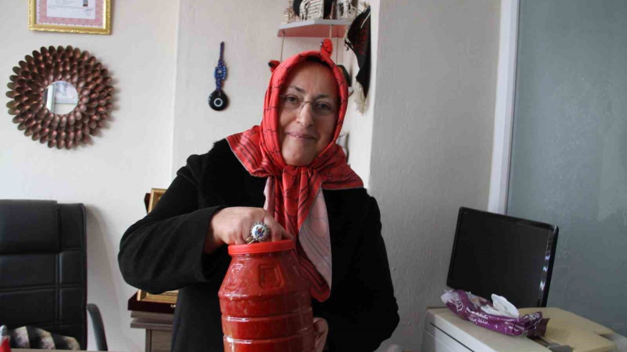 Çarşamba’nın tescilli lezzeti ’biber tuzu’ sofraları süslüyor