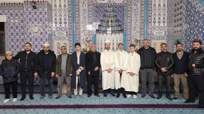 Çermik’te teravih namazı hatimle kılındı