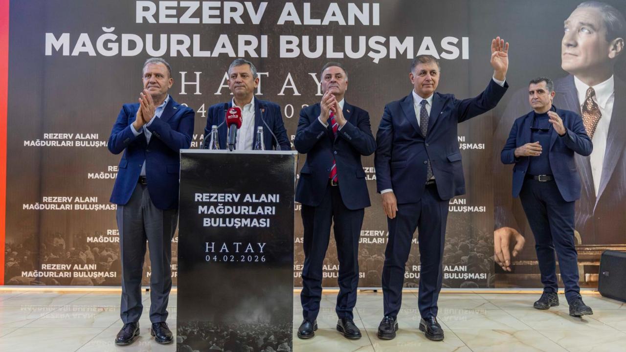 CHP Lideri Özel ve Başkan Tugay Hatay'da “Depremzedelere yönelik çabamız bundan sonra da sürecek”