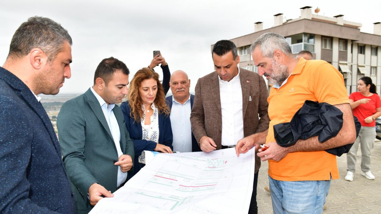 Çiğli’de Yeşil Dönüşüm Sürüyor: Atatürk Mahallesi’ndeki Parkta Sona Doğru