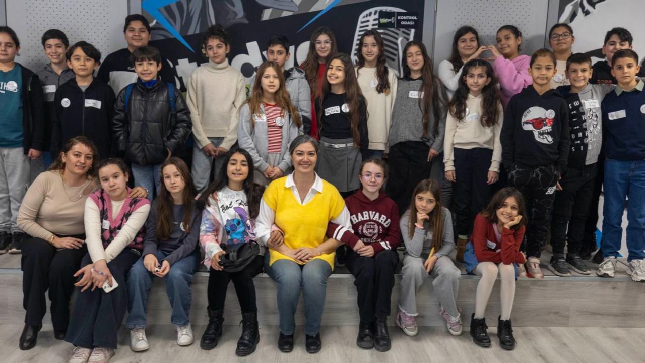 Çocuk Meclisi üyeleri Stüdyo Kültürpark’ta kayıt yaptı