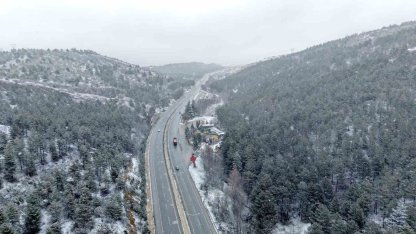 Çorum’da kar yağışı etkili oluyor