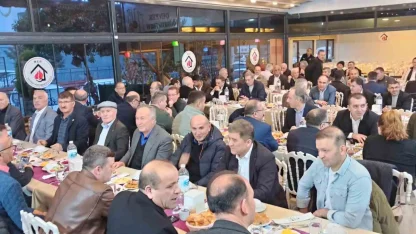 Devrekli muhtarlar iftar yemeğinde bir araya geldiler