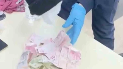 Dilencilik parasını çocuk bezine sakladılar
