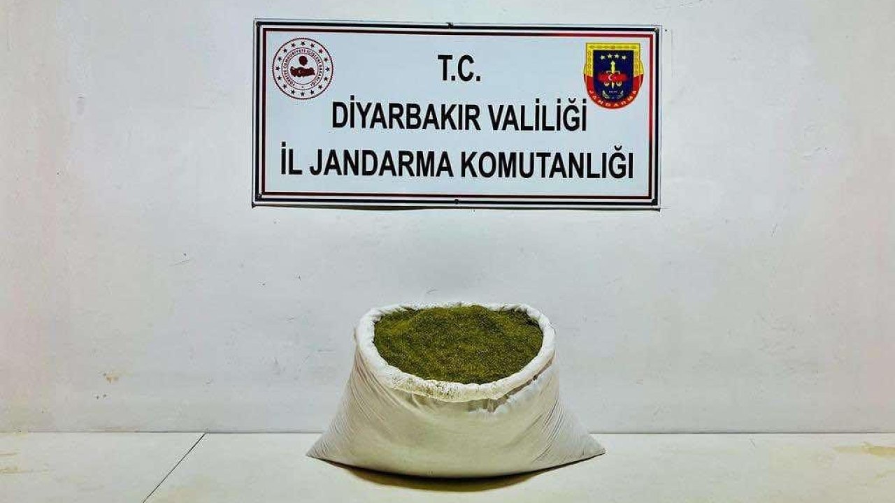 Diyarbakır’da 38 kilo esrar ele geçirildi